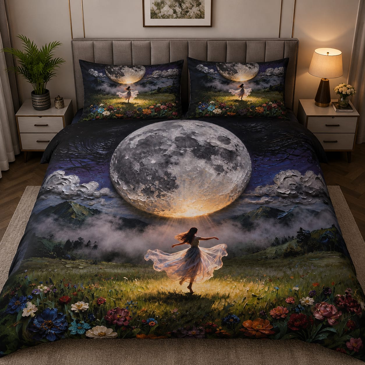 Kelo Living 11D Digital Print Bedsheet