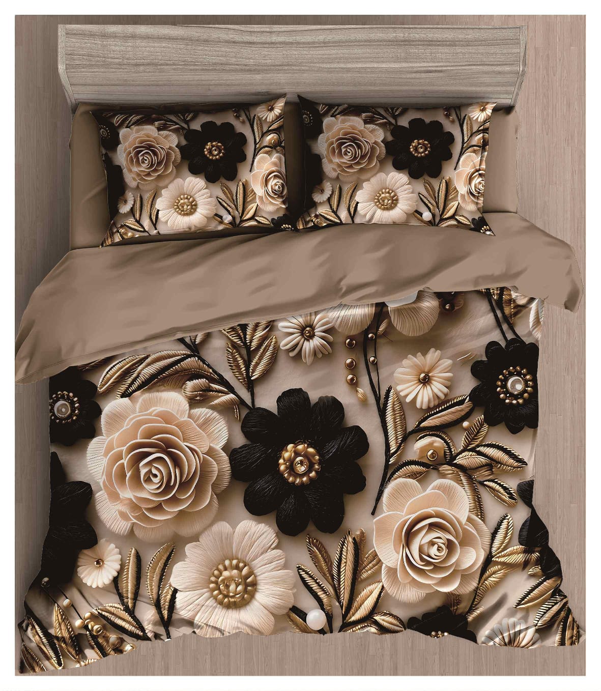 KELO LIVING 11D Digital Print Bedsheet