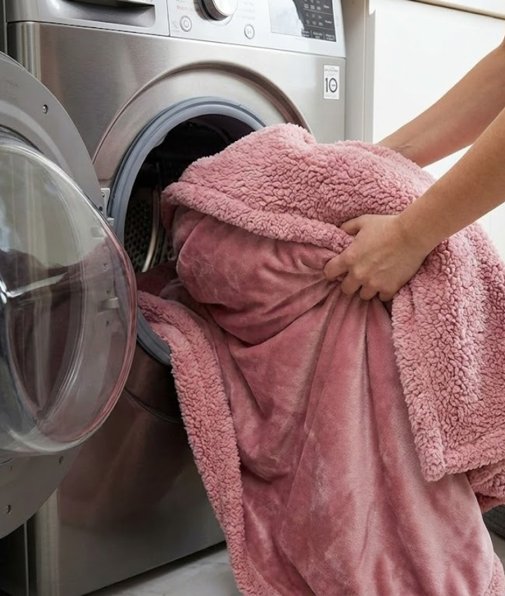 KELO LIVING Reversible King Blanket Cover – Pink-Flano