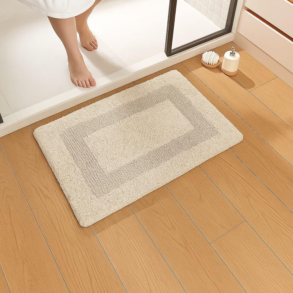 Premium Linen Cotton Bath Mat