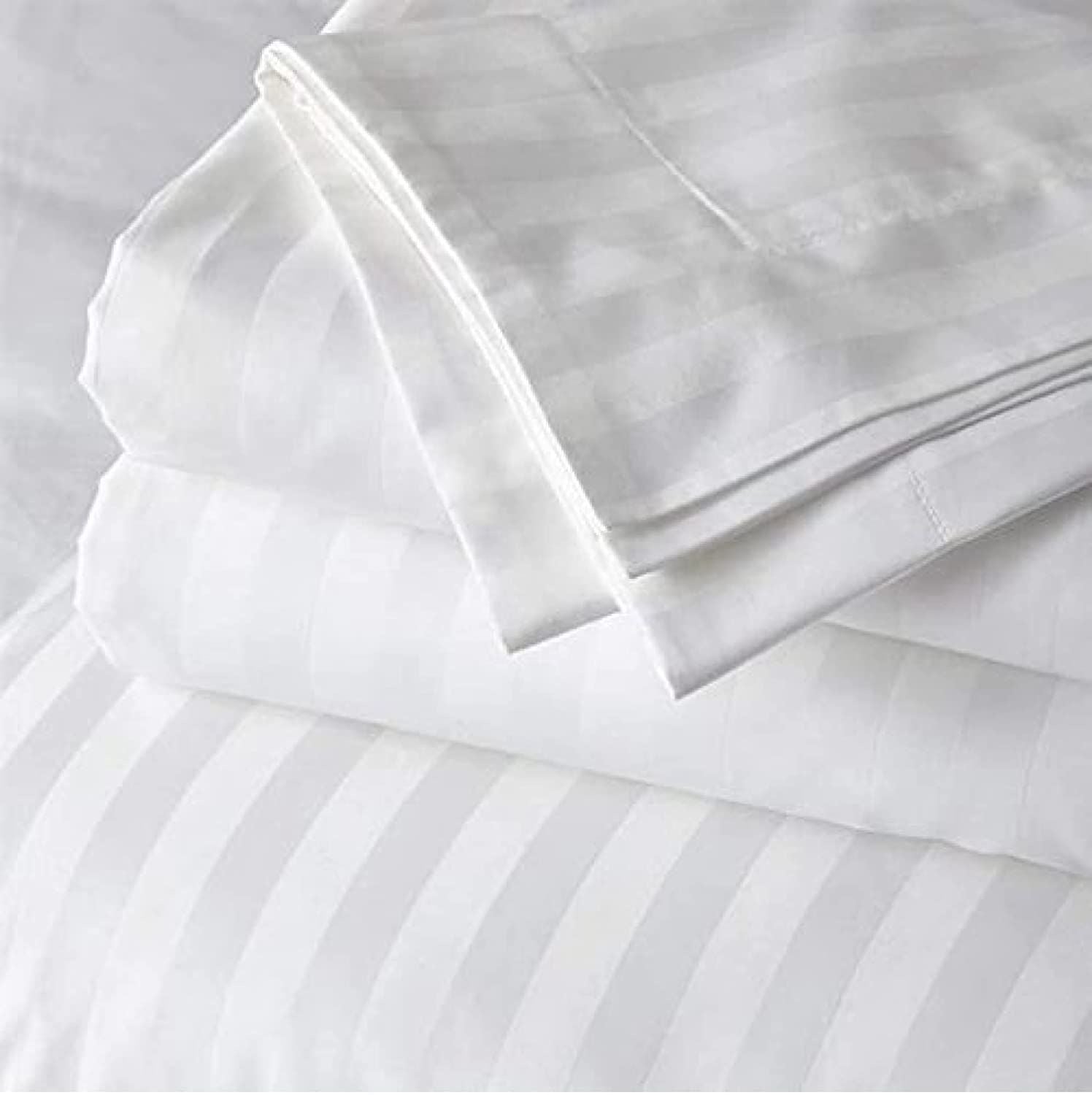 Kelo Living Hotel Collection Satin Stripe Bedsheet