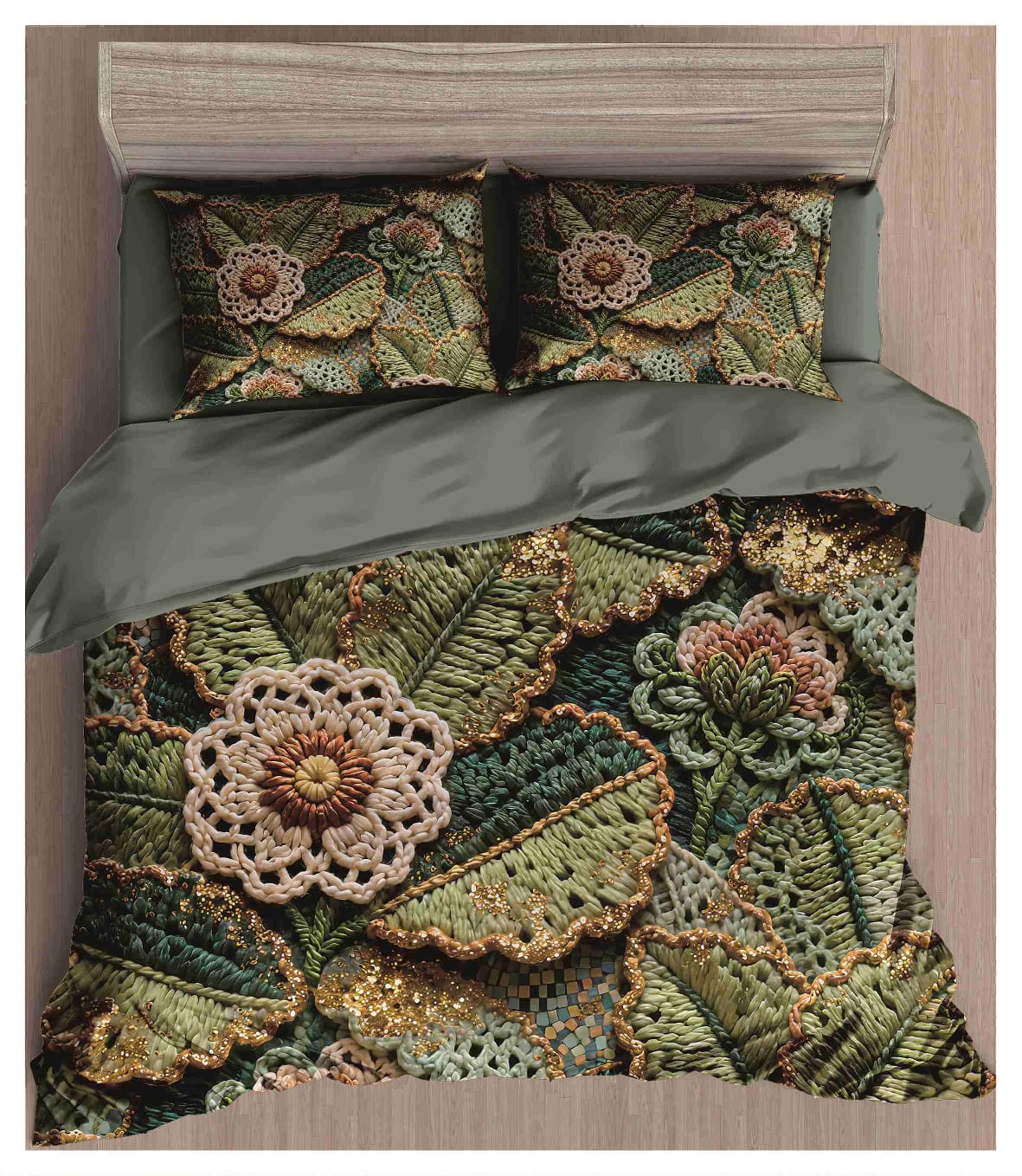 Kelo Living 11D Luxury Digital Print Bedsheet