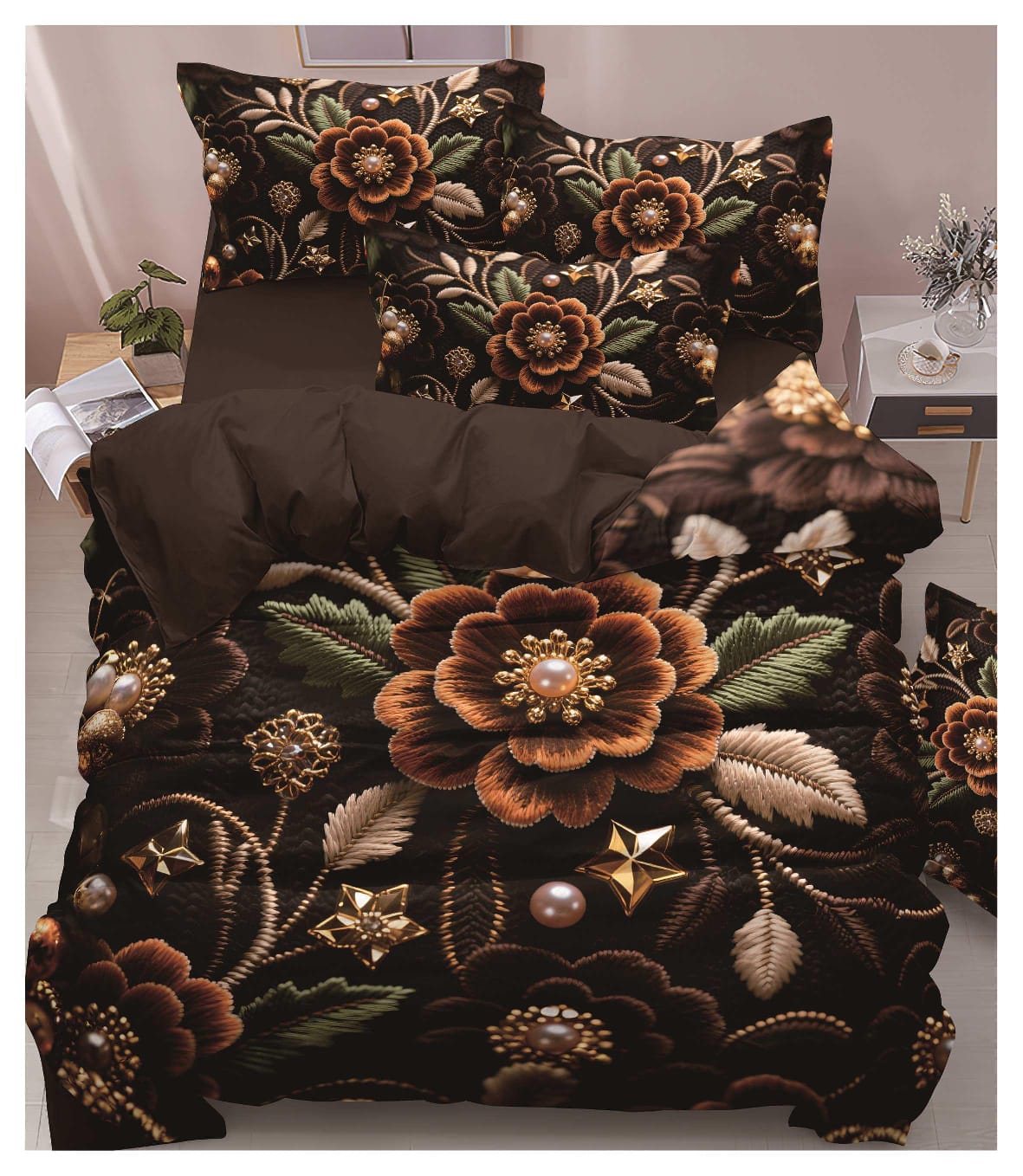Kelo Living 11D Digital Print Bedsheet