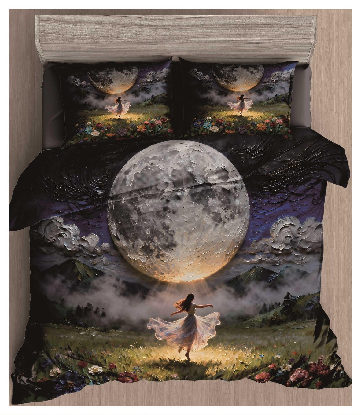 Kelo Living 11D Digital Print Bedsheet