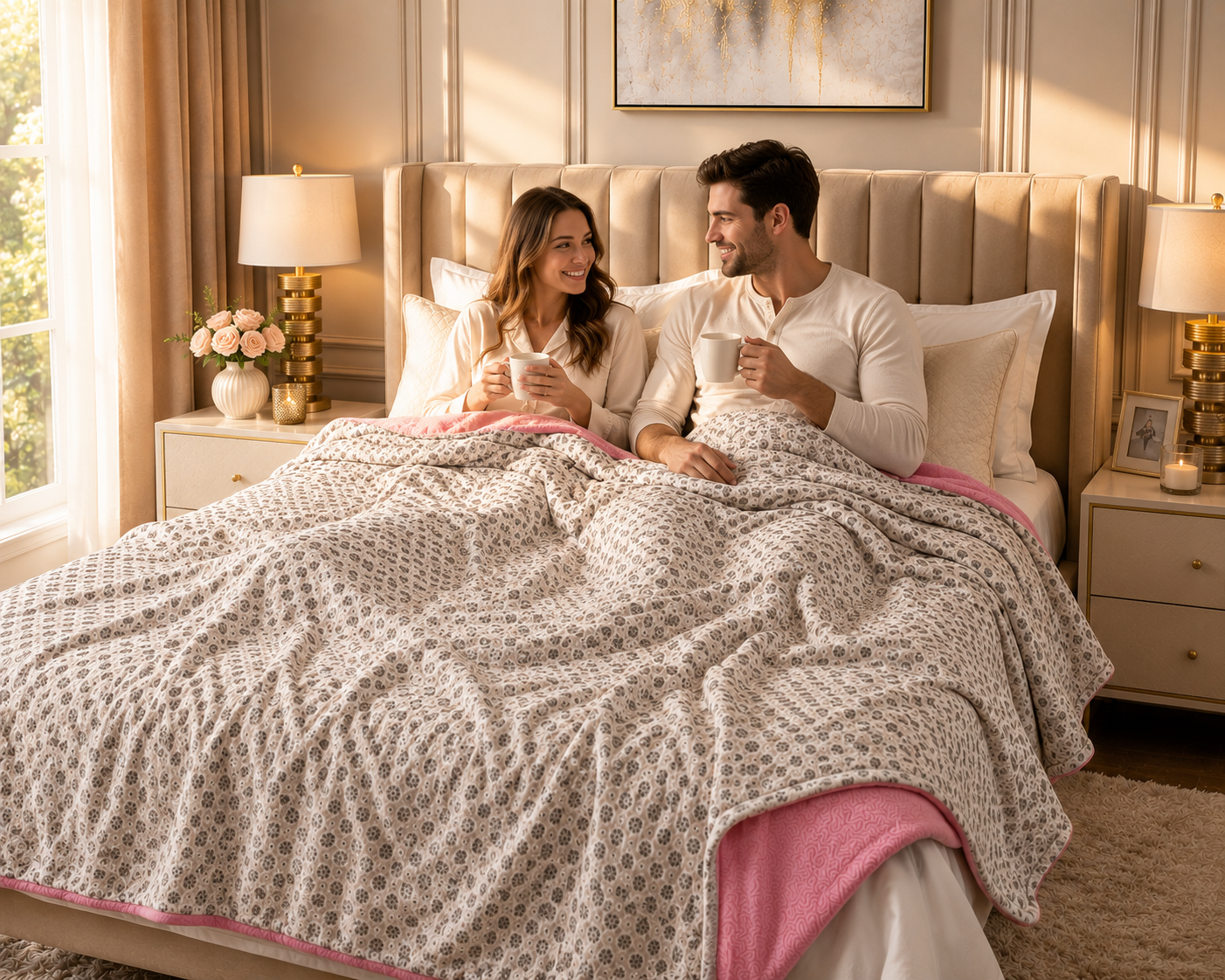 KELO LIVING Rosé Comfort Reversible Dohar