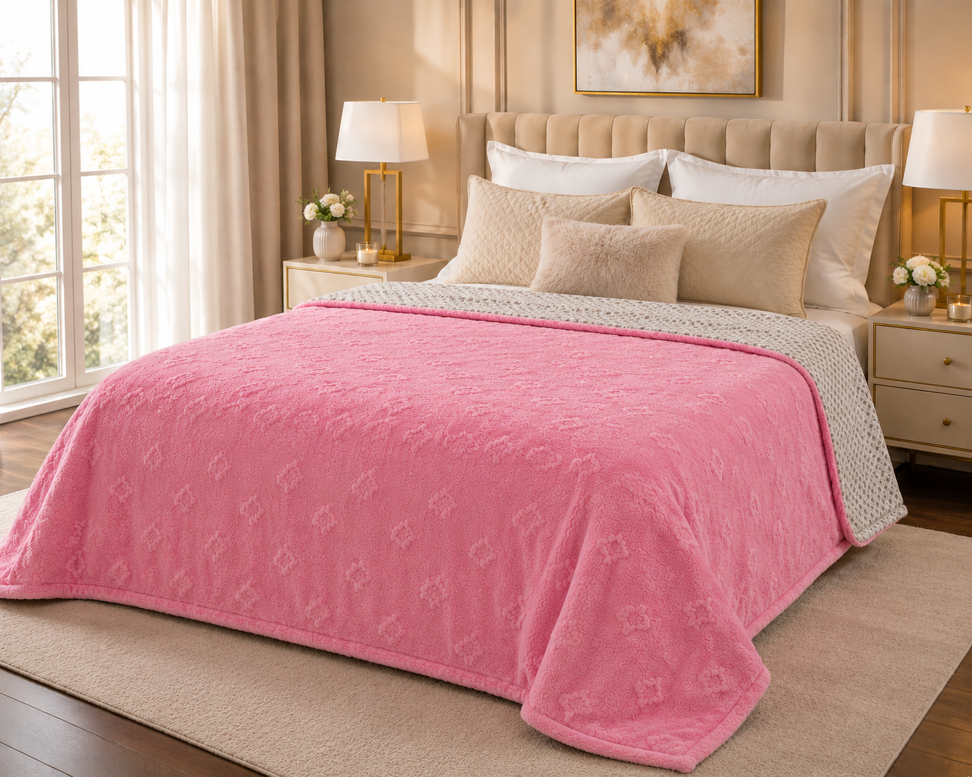 KELO LIVING Rosé Comfort Reversible Dohar