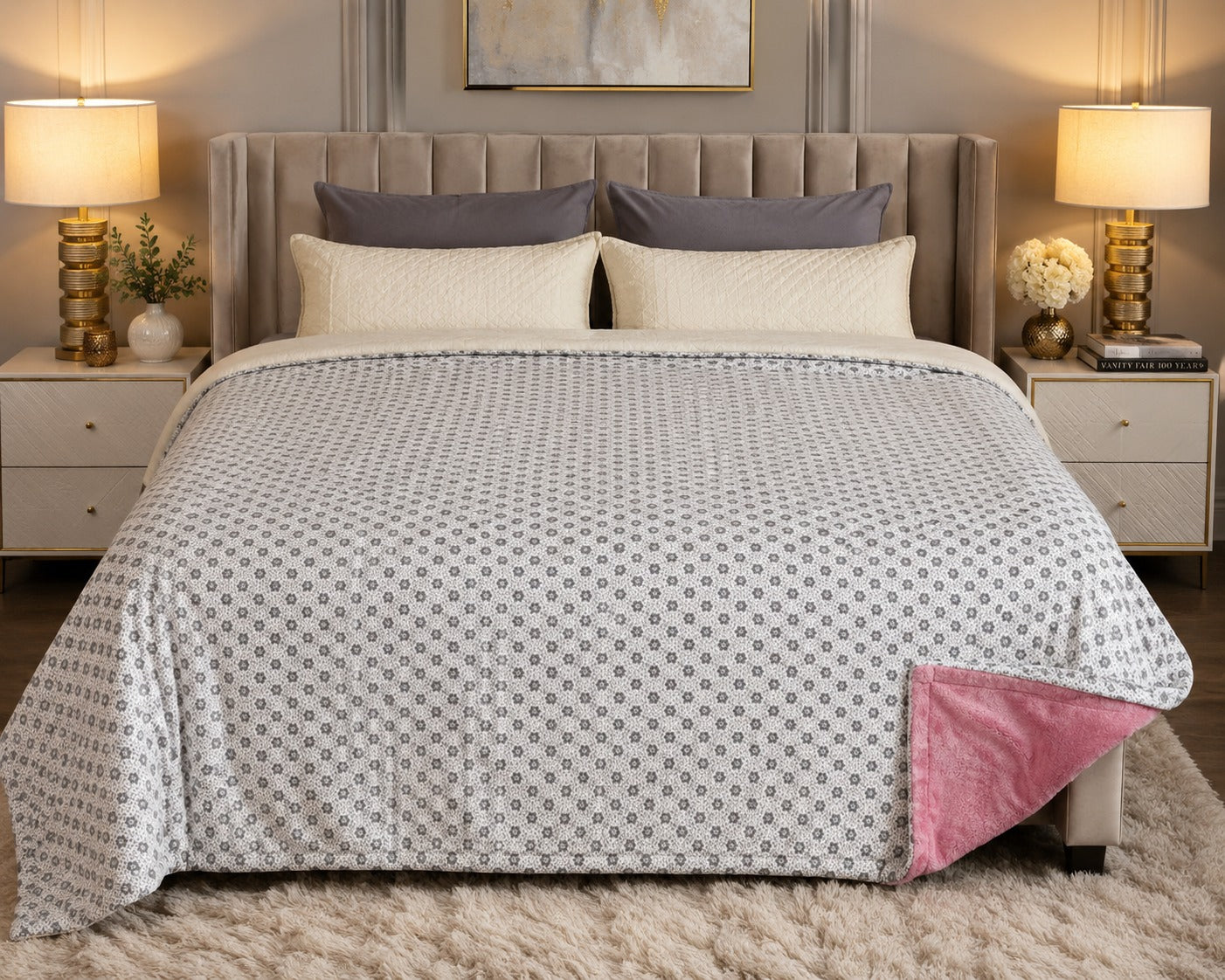 KELO LIVING Rosé Comfort Reversible Dohar