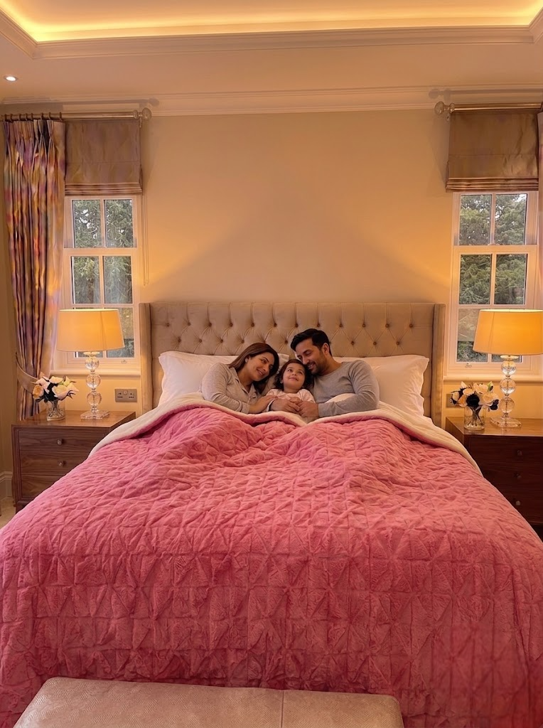 KELO LIVING Rose Blush Comfort AC Quilt