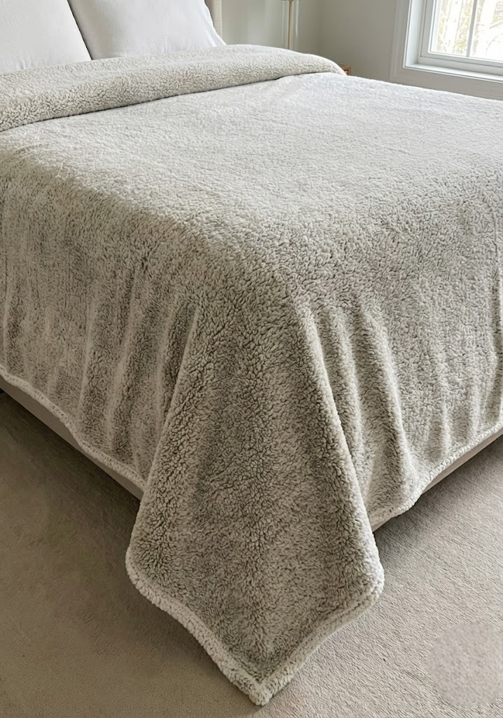 KELO LIVING Premium Reversible AC Blanket – Green-Sherpa