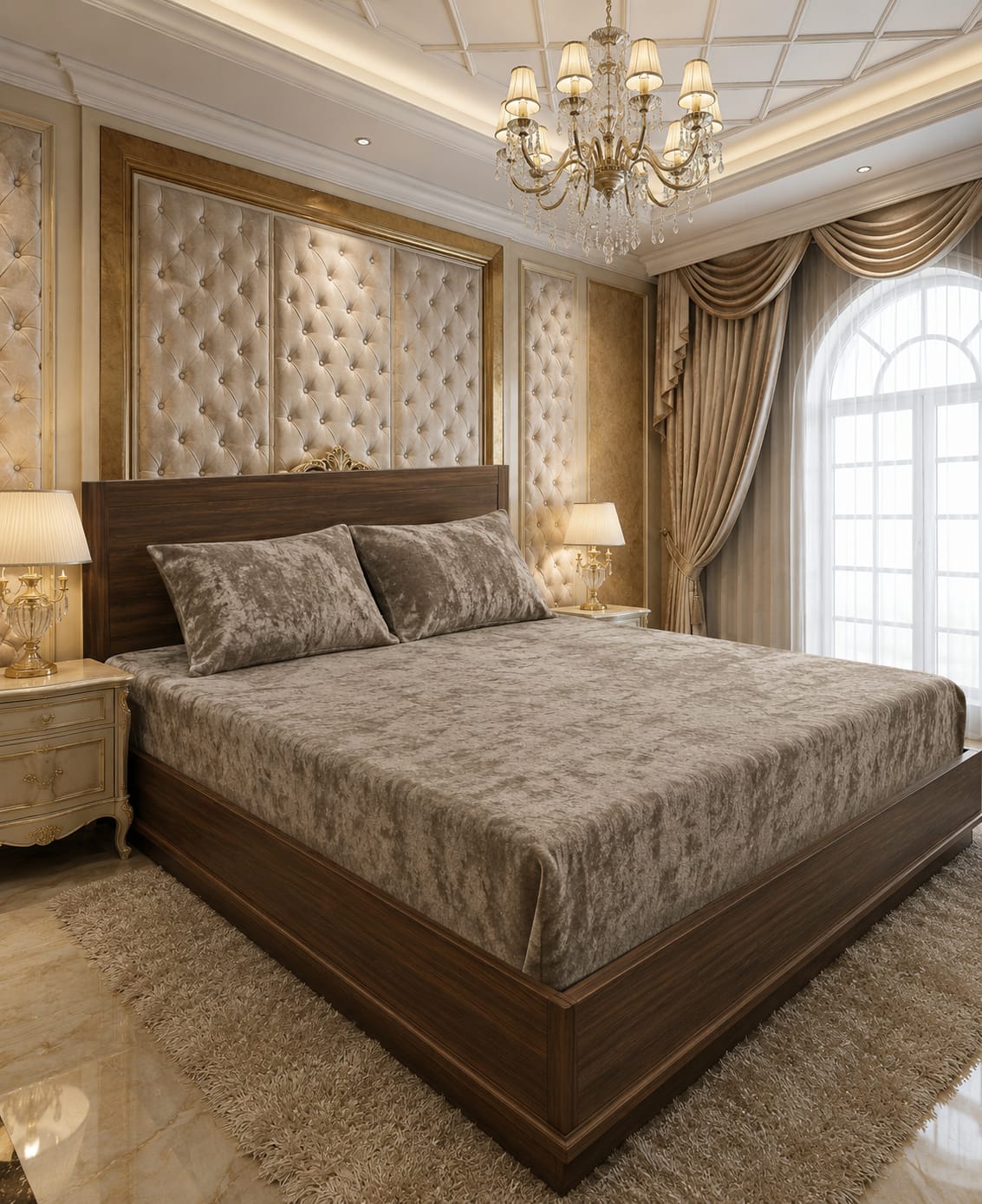 KELO LIVING Royal Velvet Luxury Bedsheet