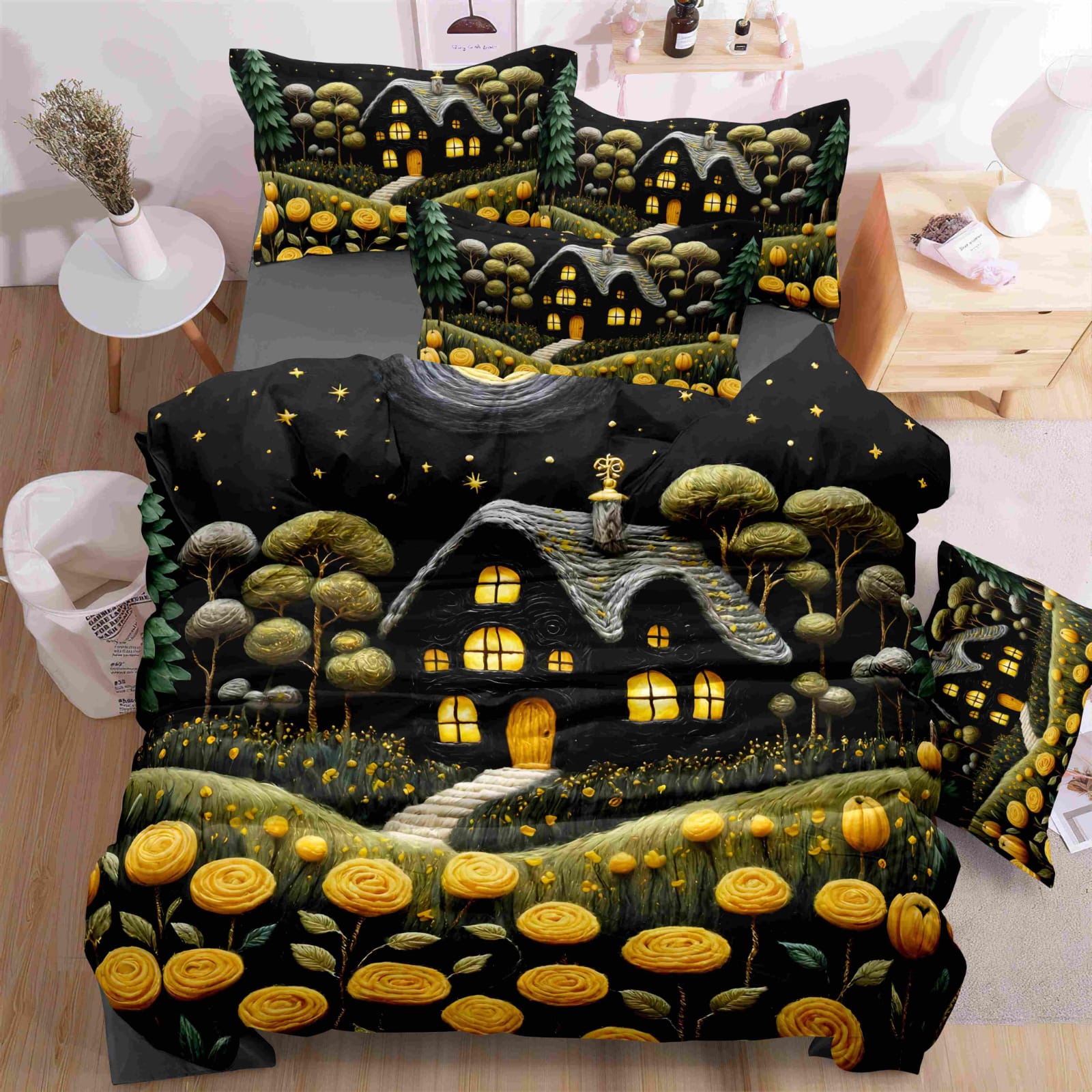 Kelo Living 11D Digital Print Bedsheet
