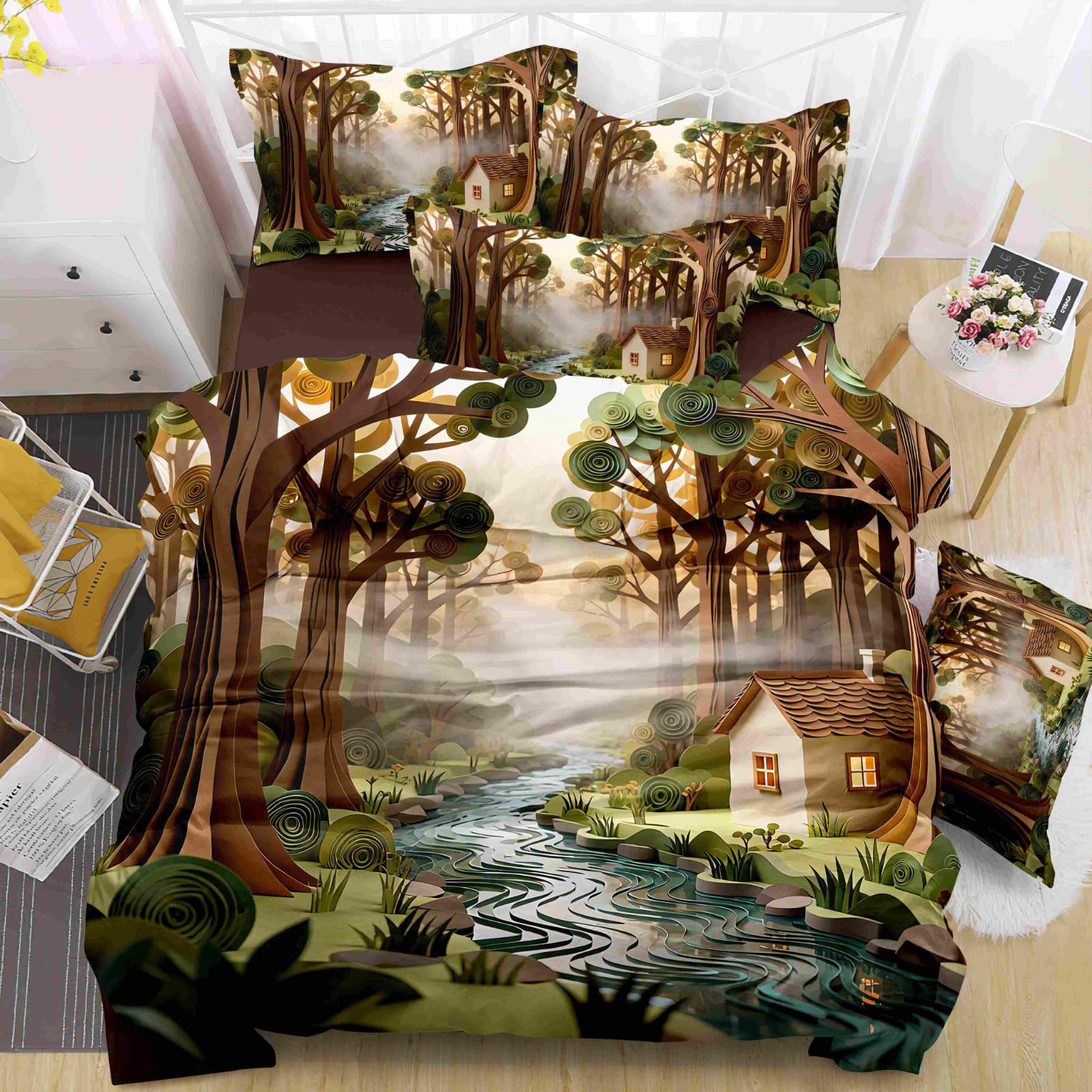 KELO LIVING 11D Royal  Premium Bedsheet